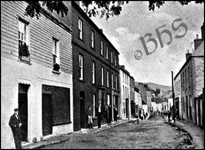 An old picture of the main street of Castletownbere